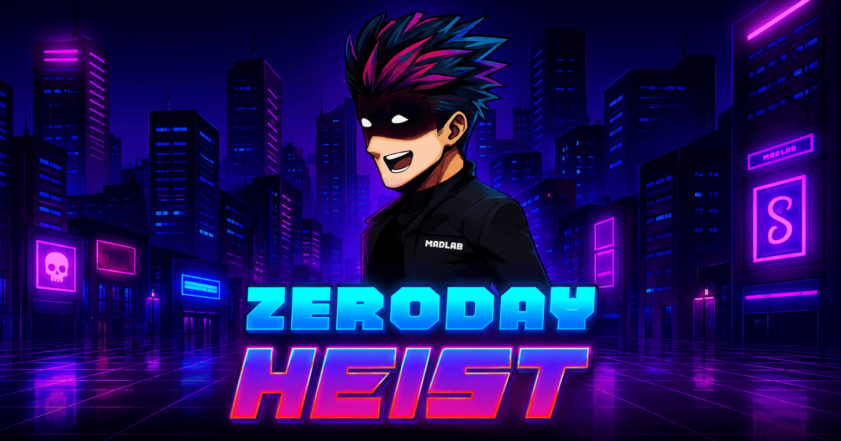 Zeroday Heist Slot Demo by MadLab Gaming slot cover image