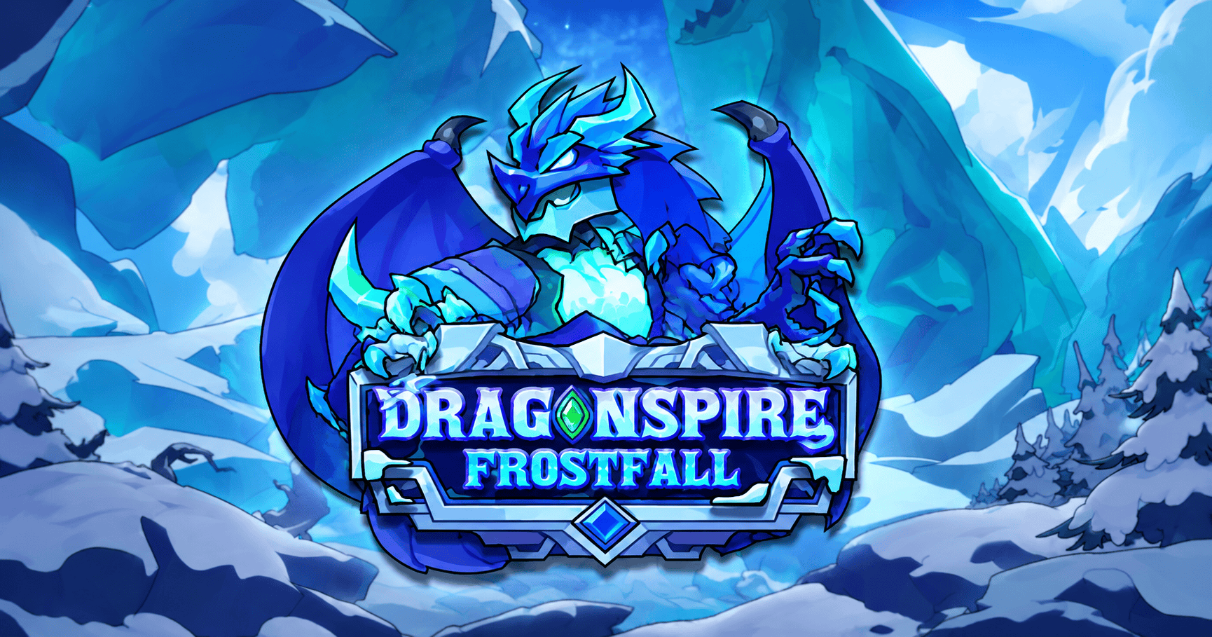 Dragonspire Frostfall Slot Demo by Paperclip Gaming slot cover image