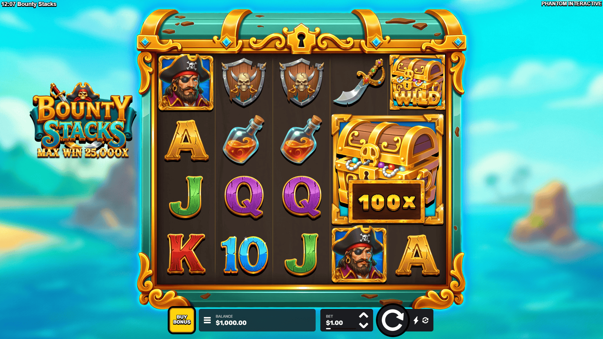 Bounty Stacks slot gameplay reels