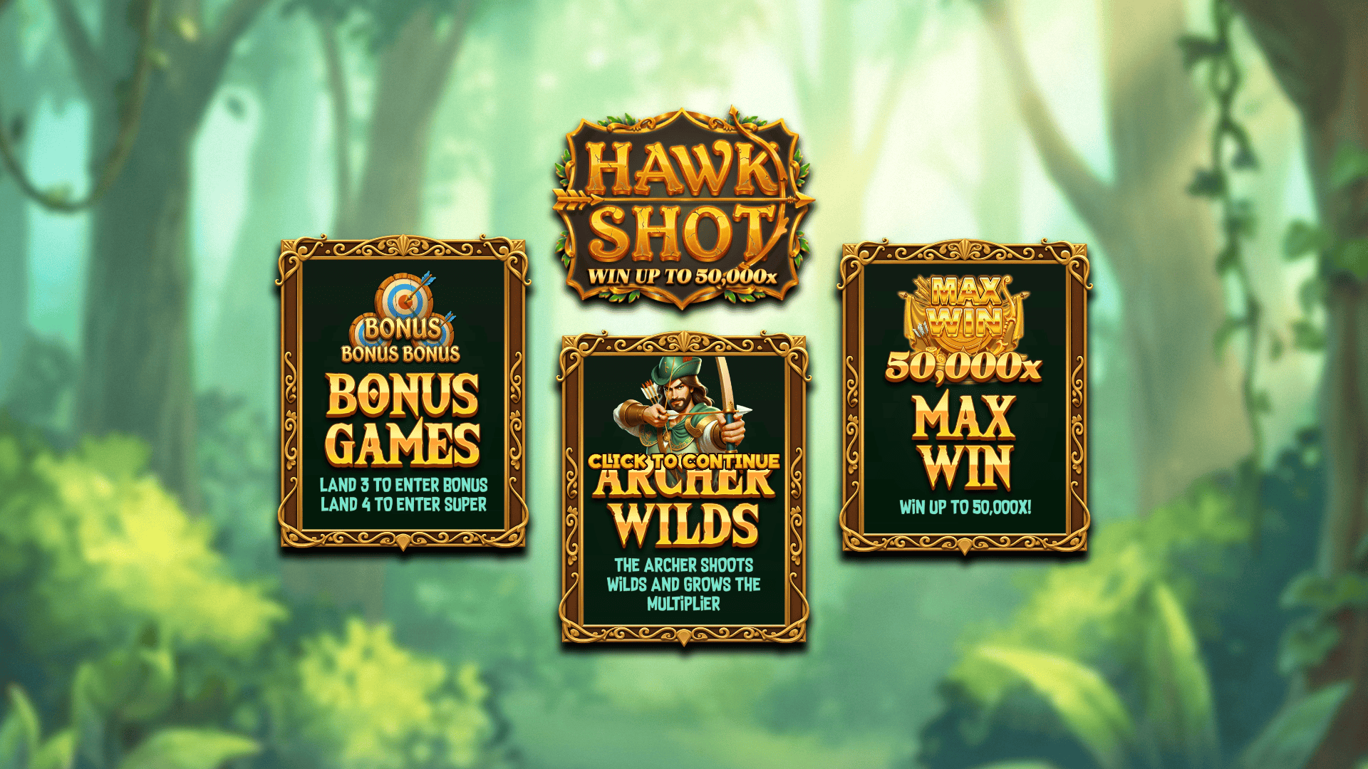 Hawkshot slot intro screen