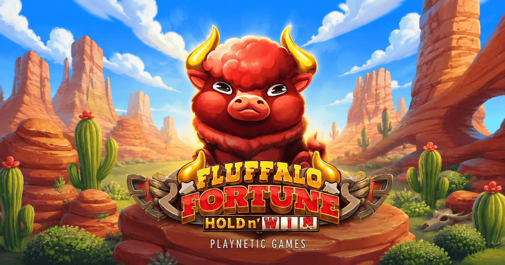 Fluffalo Fortune: Hold n’ Win Slot Demo by Playnetic slot cover image