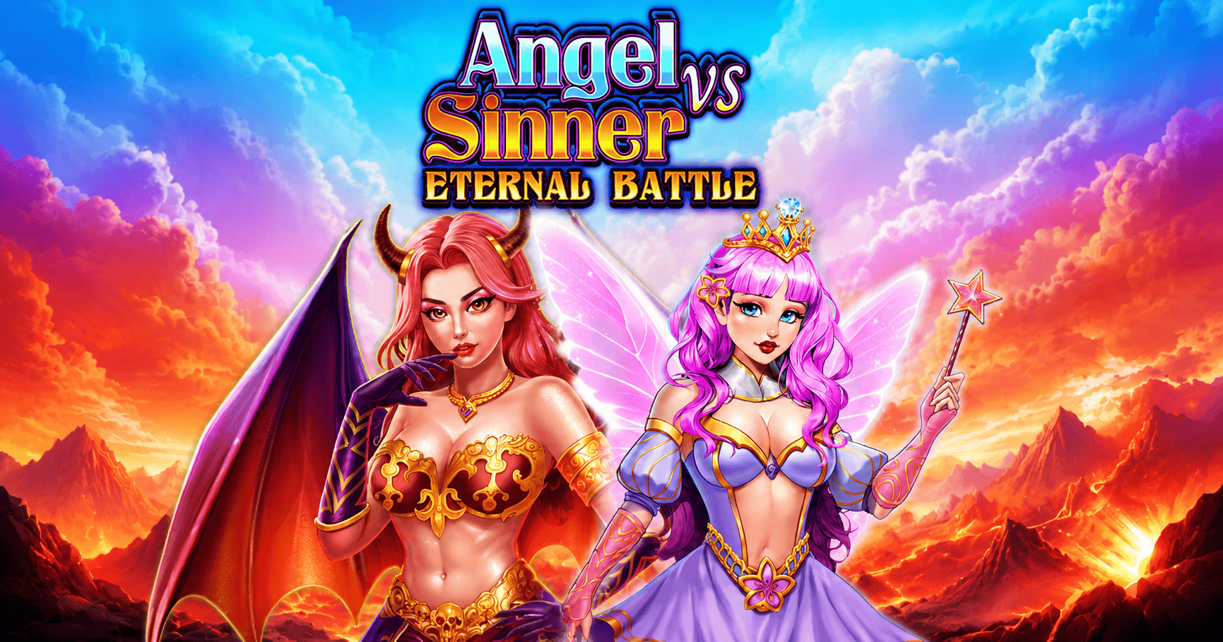 Angel vs Sinner Eternal Battle Slot Demo by Pragmatic Play slot cover image