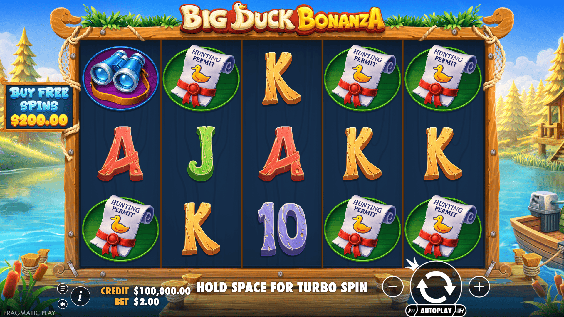 Big Duck Bonanza slot gameplay reels