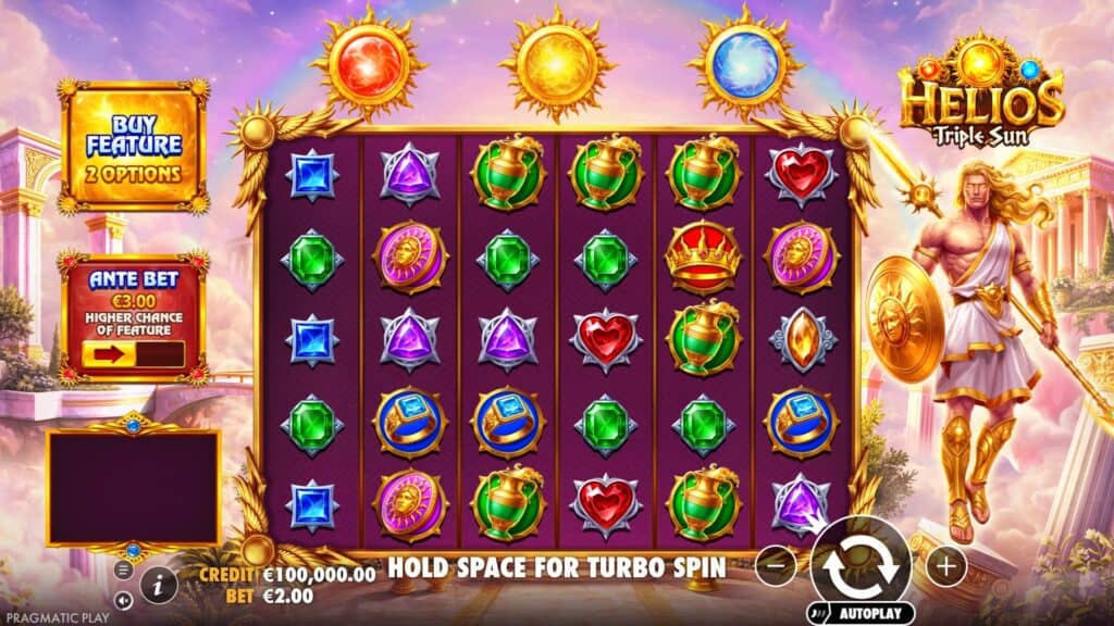 Pragmatic play helios triple sun game preview