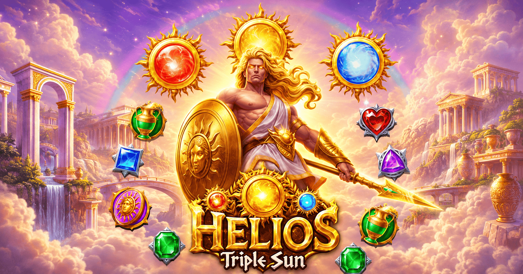 Helios Triple Sun Slot Demo by Pragmatic Play slot cover image