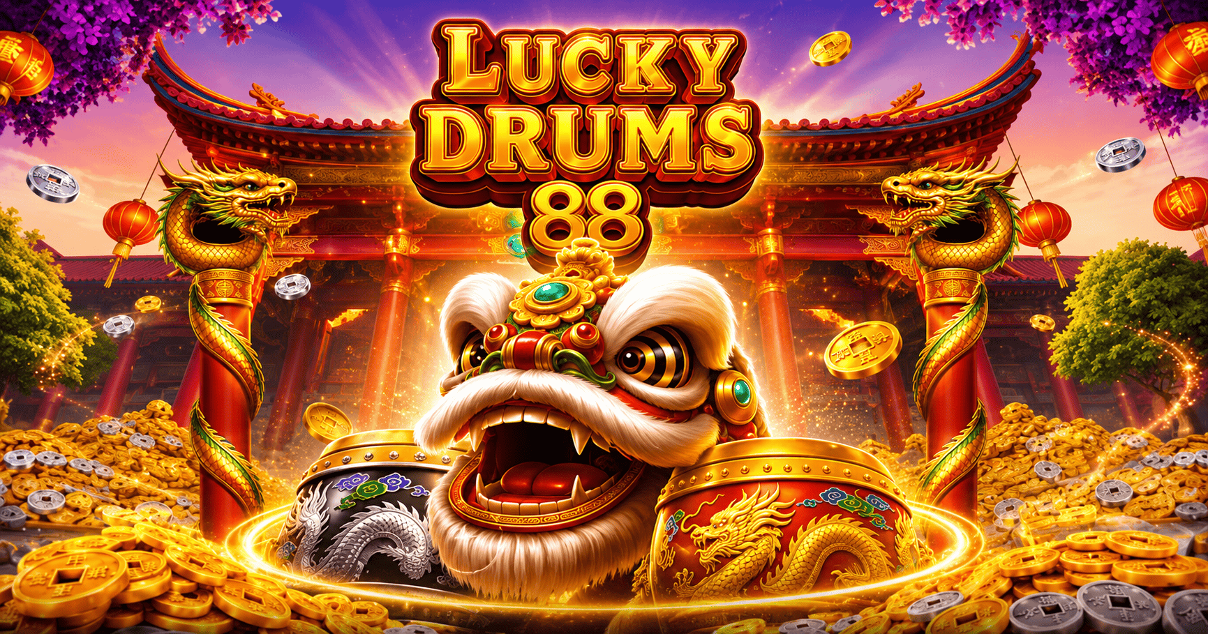 Lucky Drums 88 Slot Demo by Pragmatic Play slot cover image