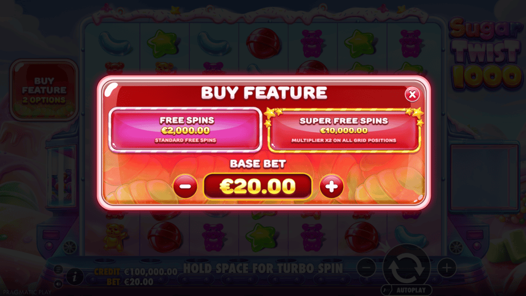Pragmatic play sugar twist 1000 bonus buy