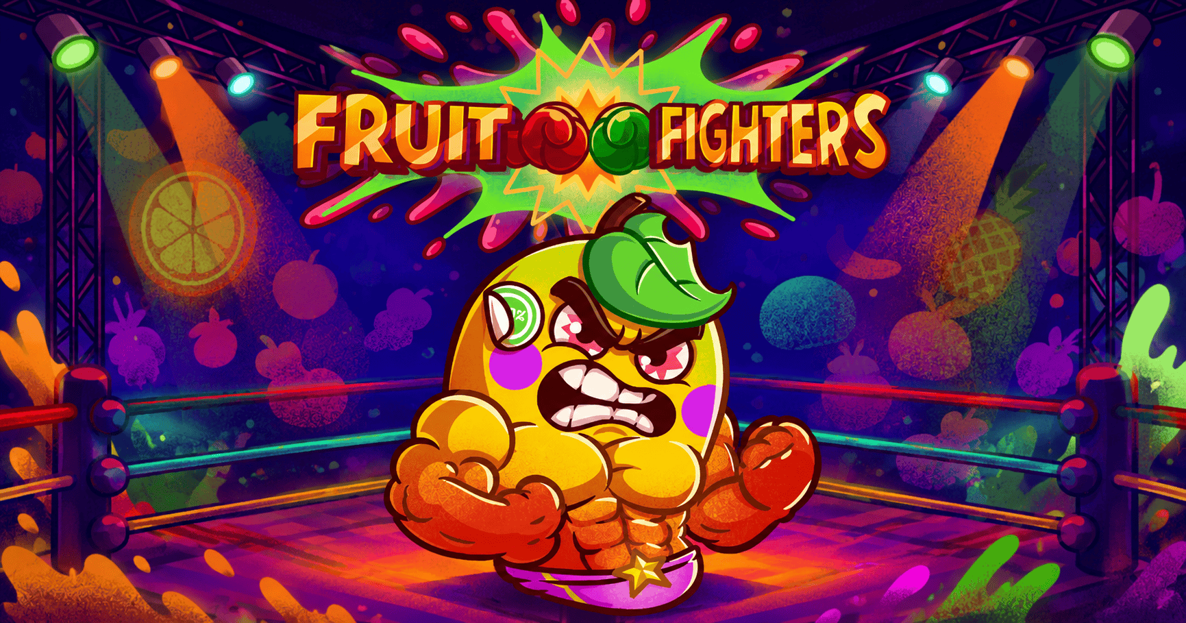 Fruit Fighters Slot Demo by Rabbit Gaming slot cover image
