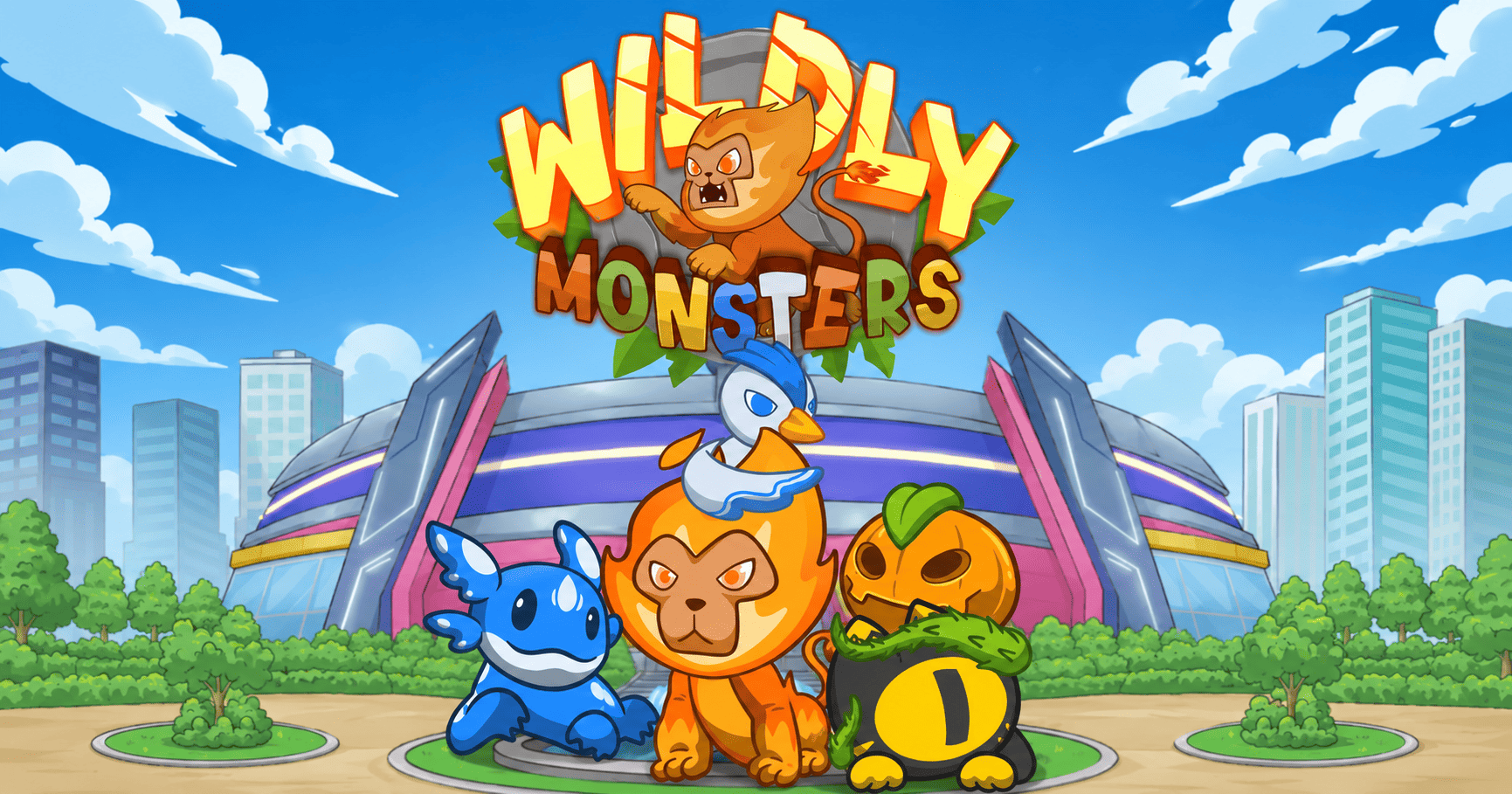Wildly Monsters Slot Demo by Rabbit Gaming slot cover image