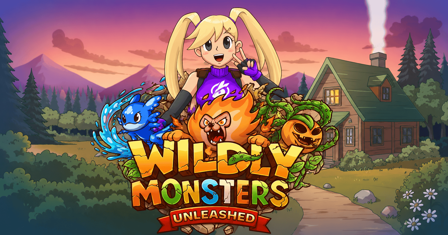 Wildly Monsters: Unleashed Slot Demo by Rabbit Gaming slot cover image