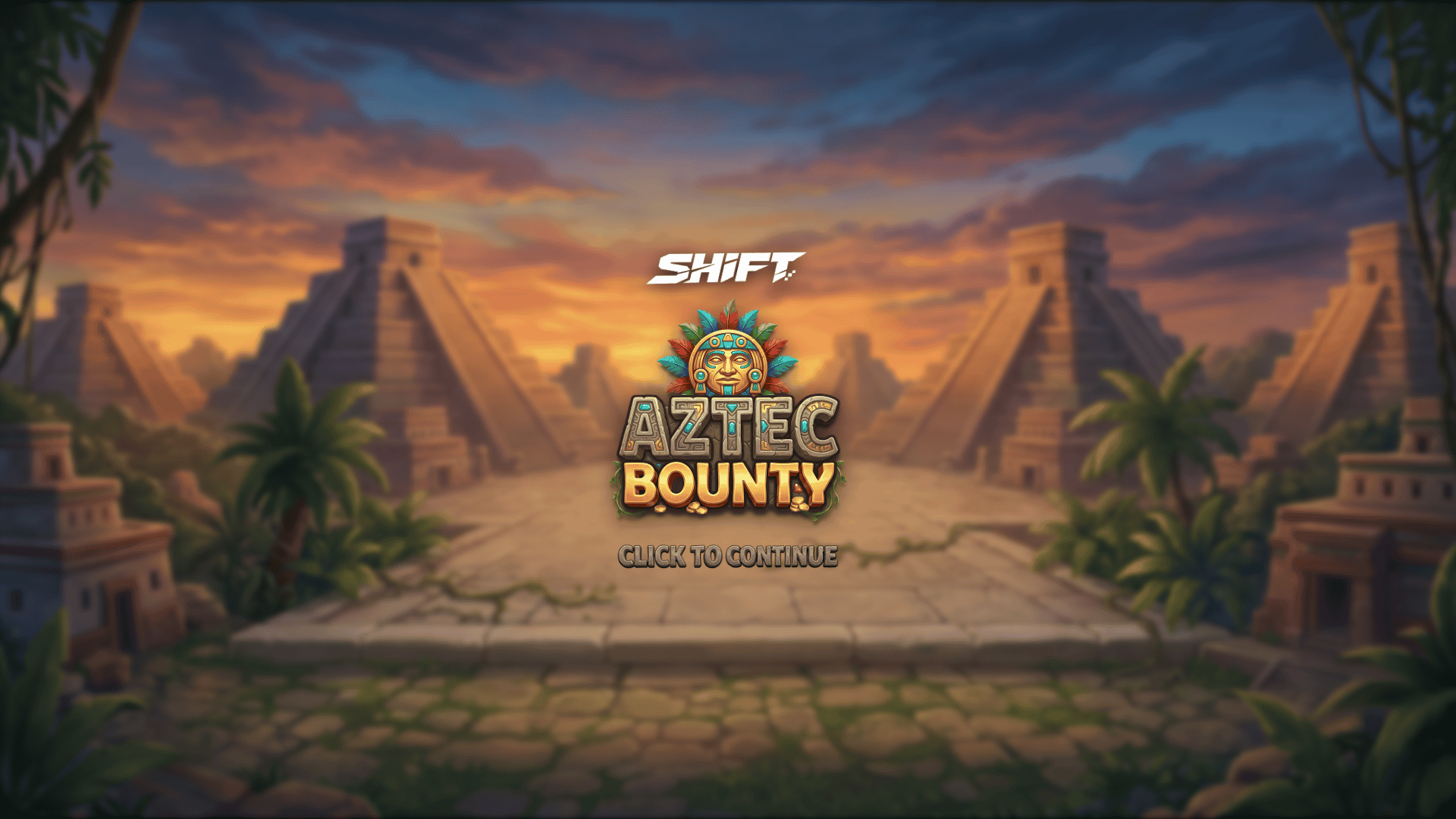 Aztec Bounty slot intro screen