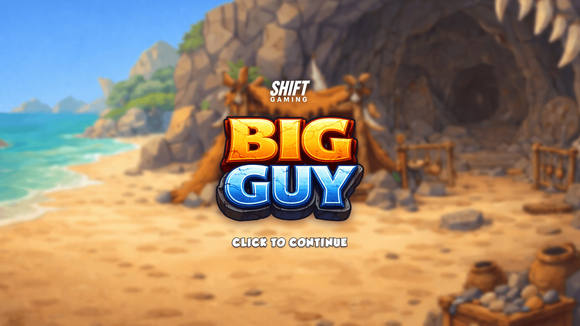 Big Guy slot intro screen