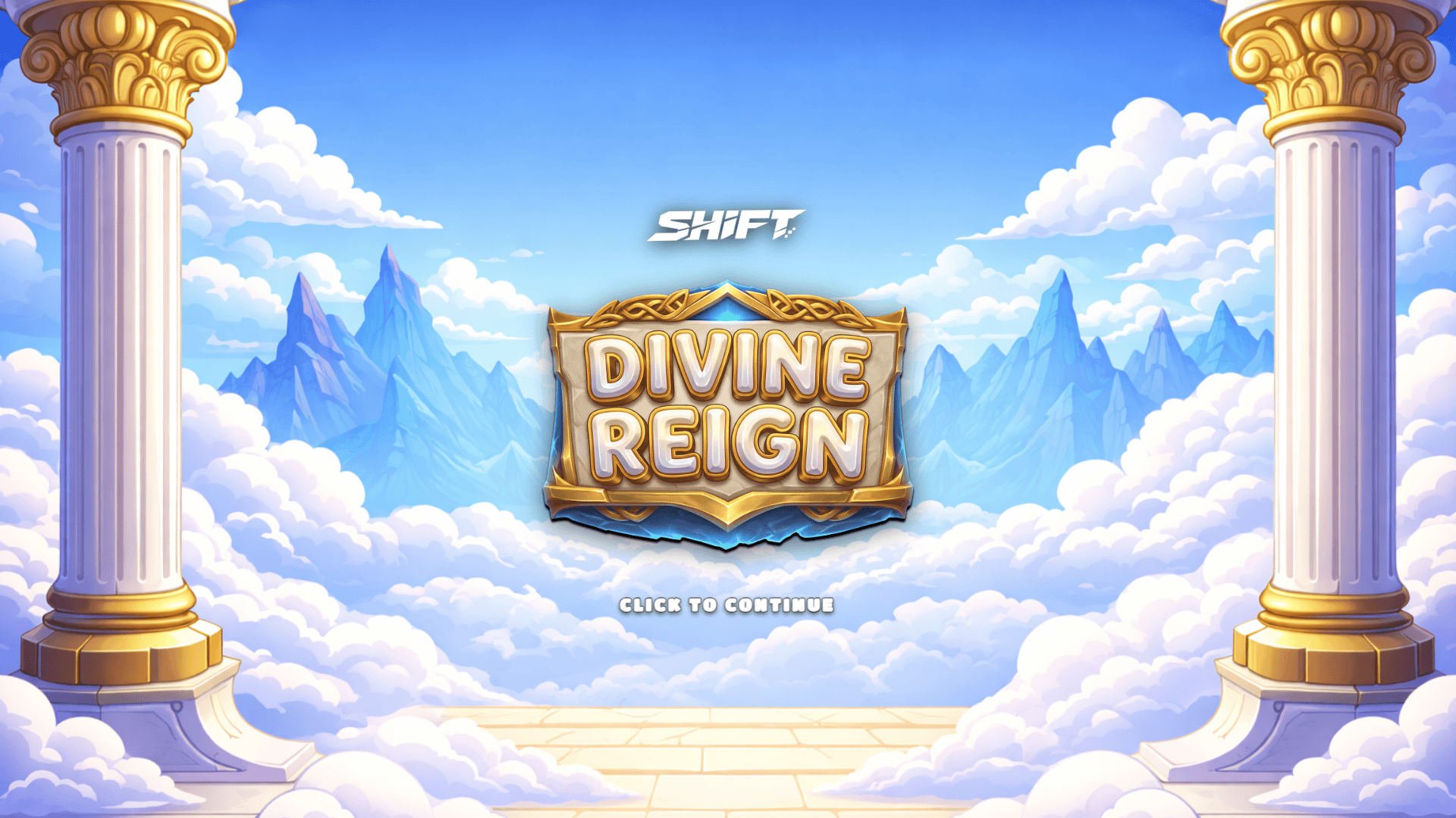 Divine Reign slot intro screen