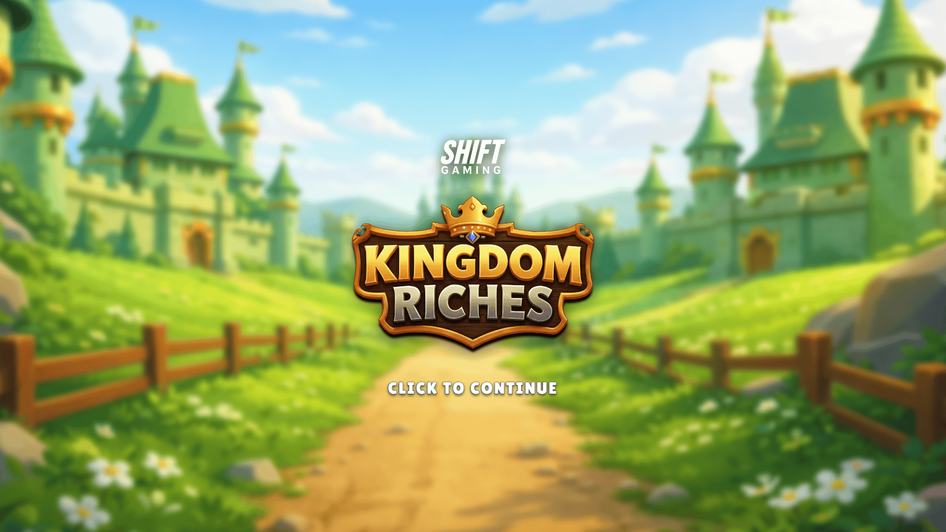 Kingdom Riches slot intro screen