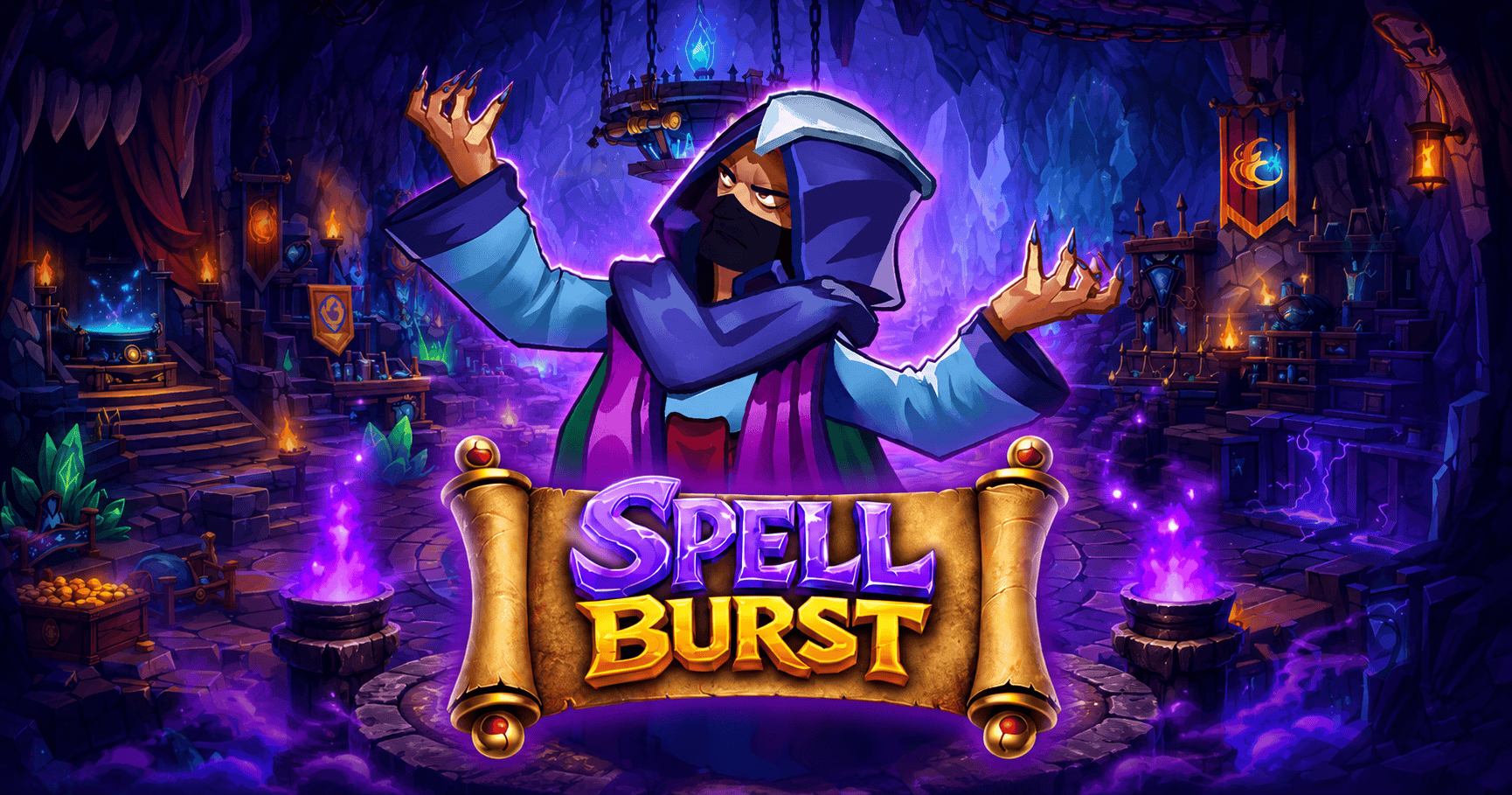 Spellburst Slot Demo by Shift Gaming slot cover image