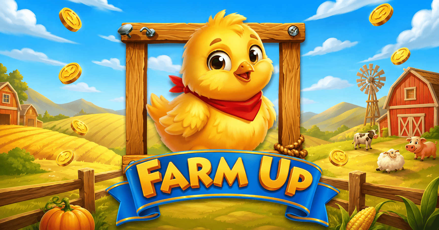 Farm Up Slot Demo by Sidequest Studios slot cover image