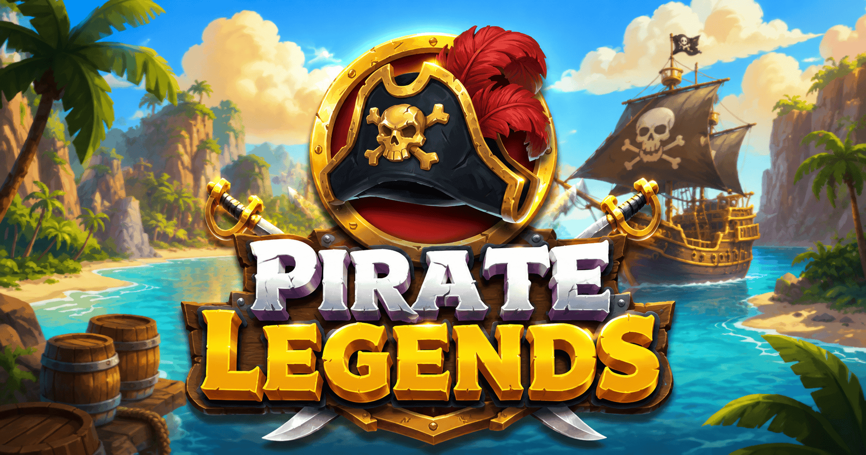 Pirate Legends Slot Demo by Sidequest Studios slot cover image