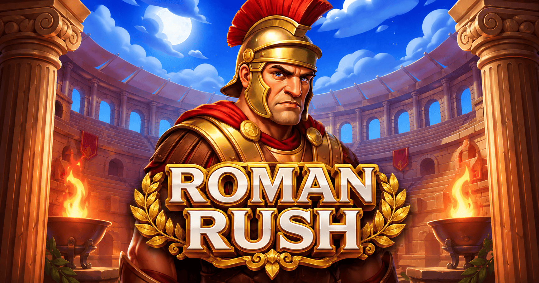 Roman Rush Slot Demo by Sidequest Studios slot cover image