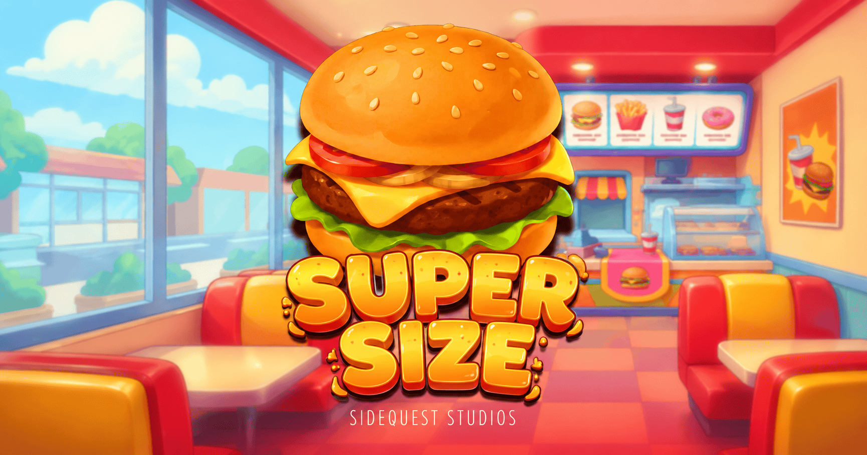 Supersize Slot Demo by Sidequest Studios slot cover image