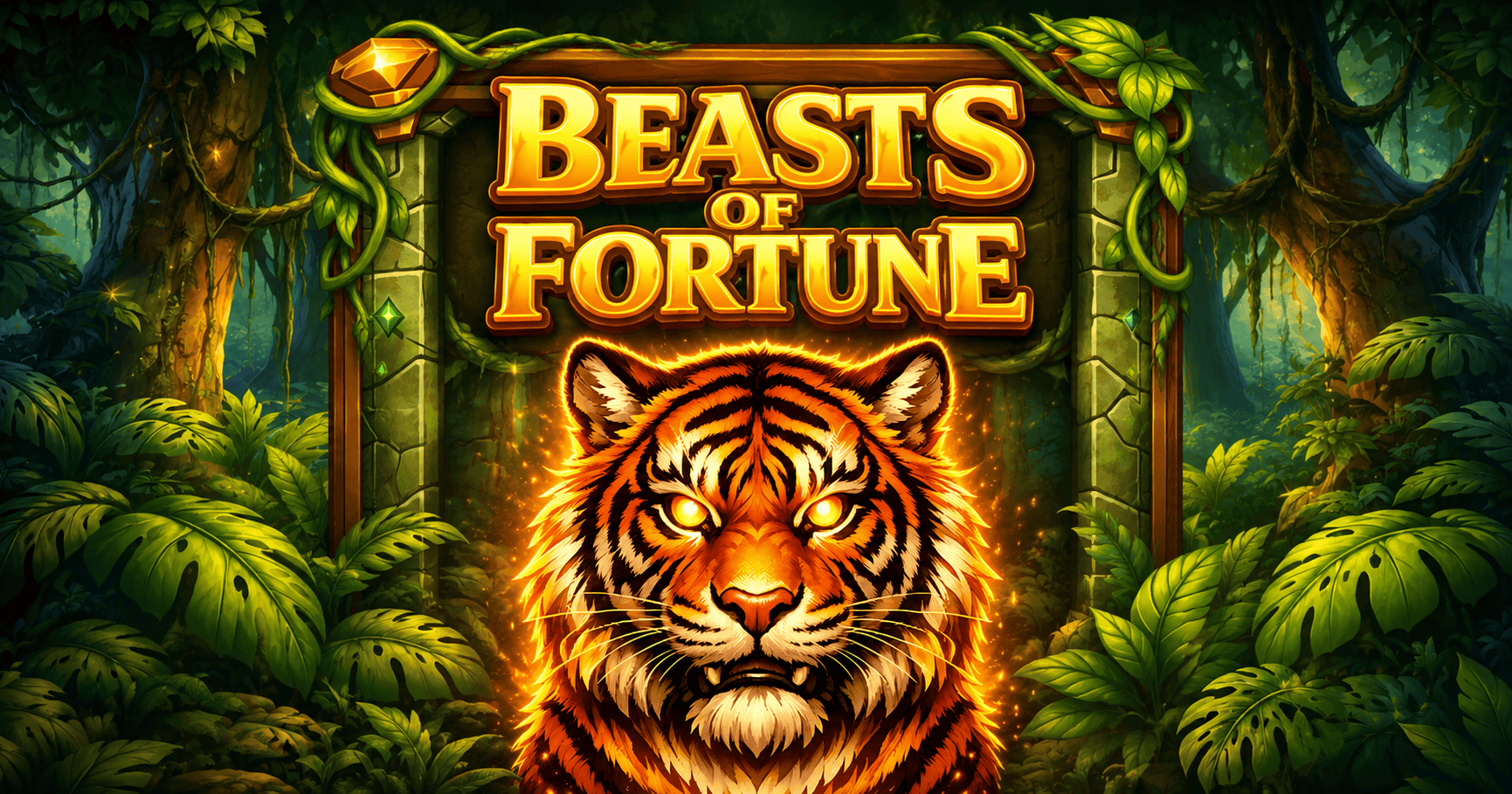 Beasts Of Fortune Slot Demo by Spinova slot cover image