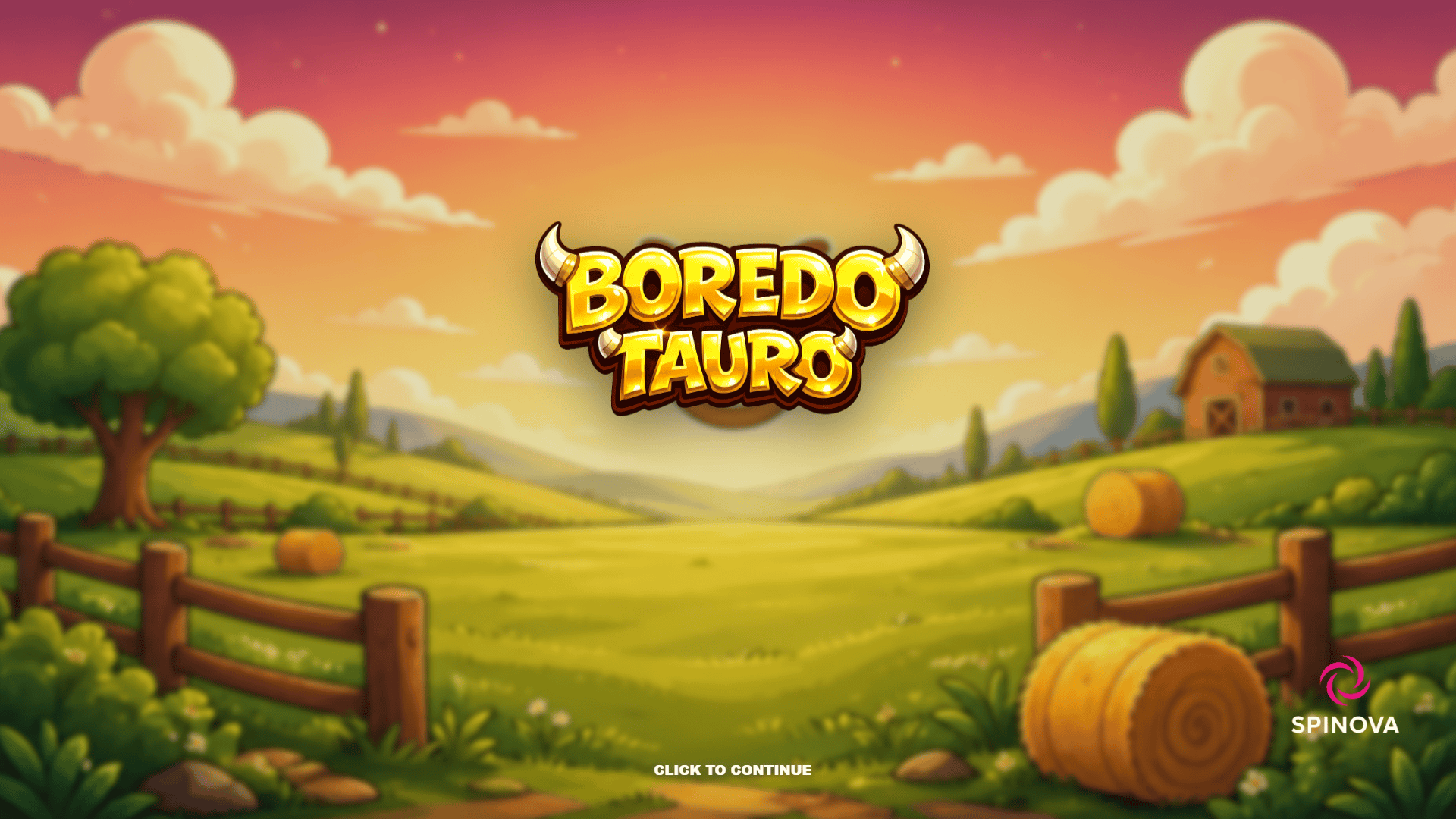 Boredo Tauro slot intro screen