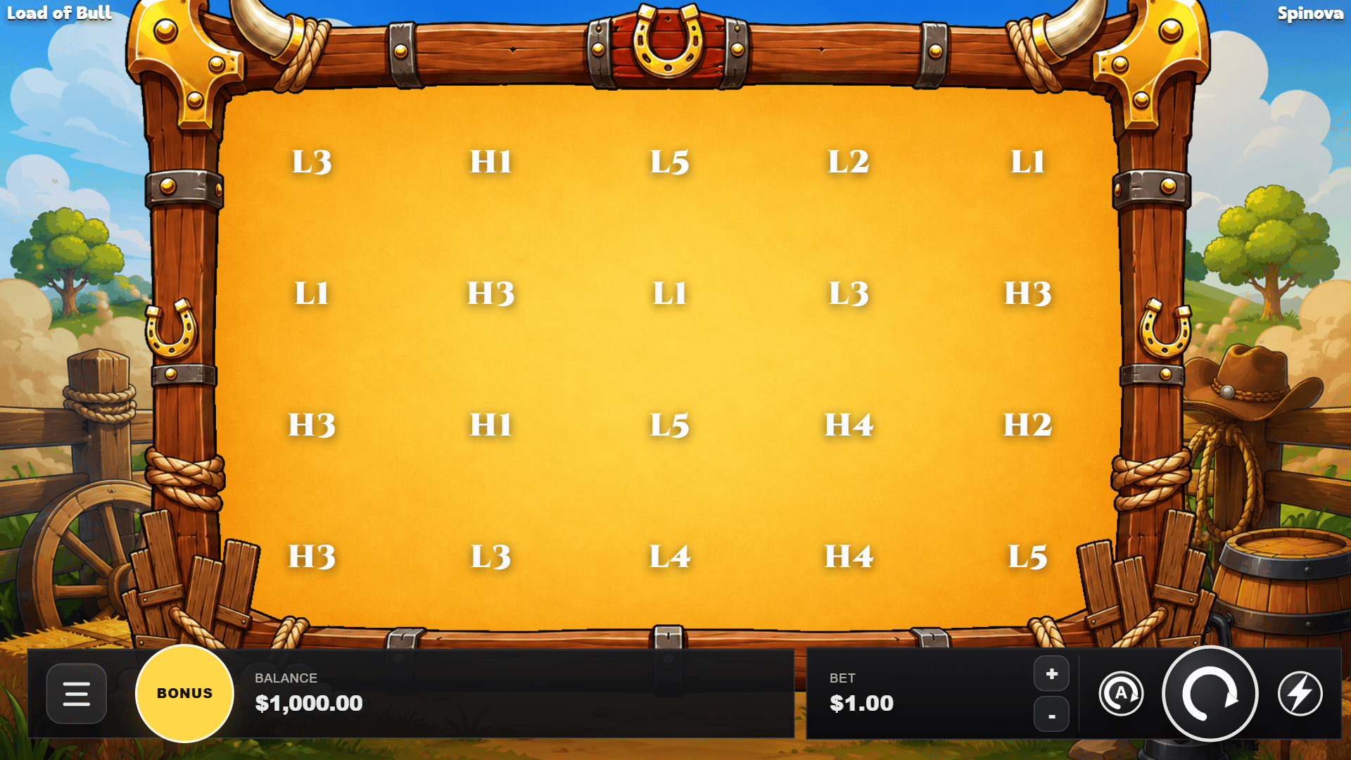 Load Of Bull slot gameplay reels