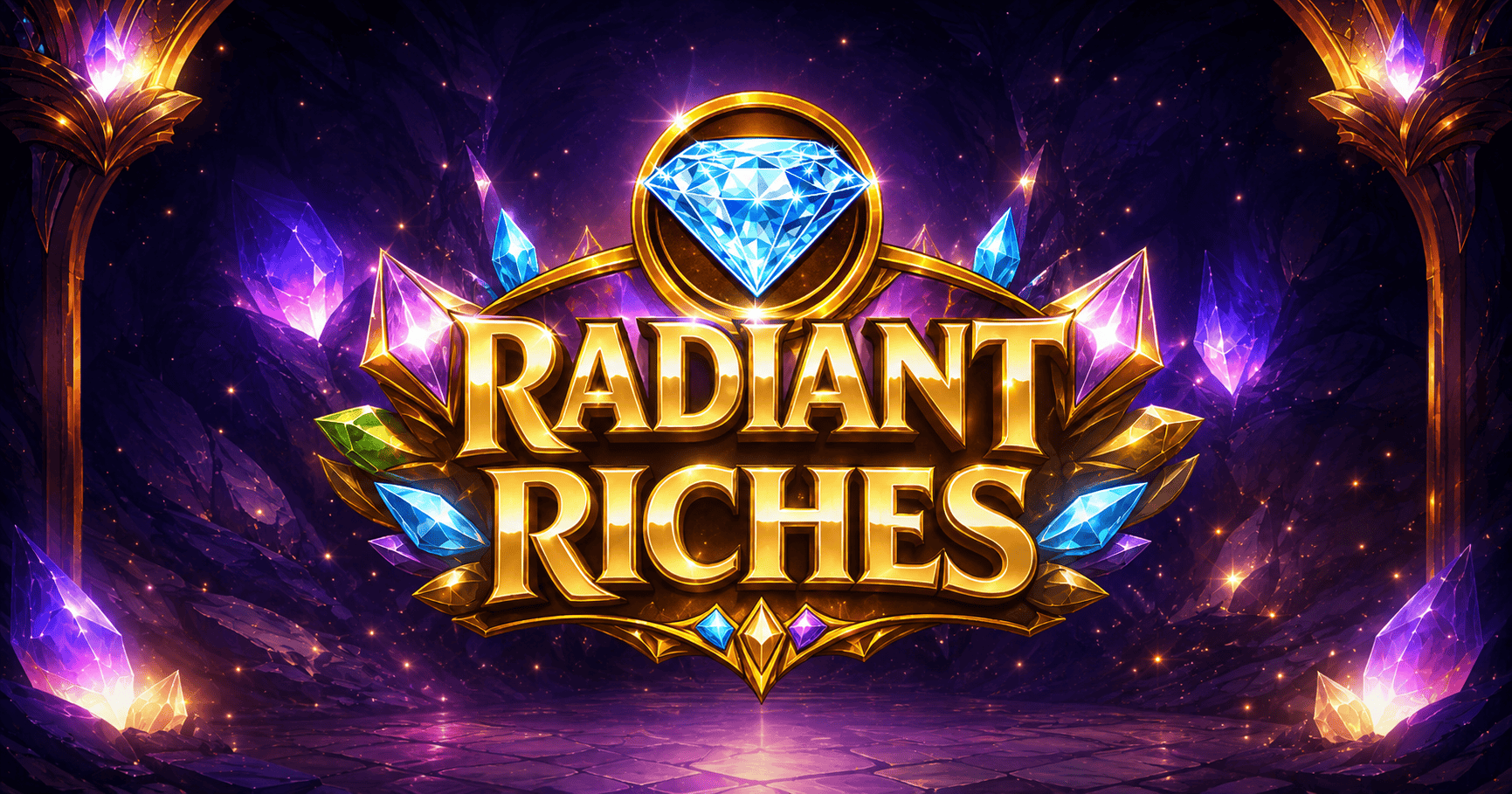 Radiant Riches Slot Demo by Spinova slot cover image