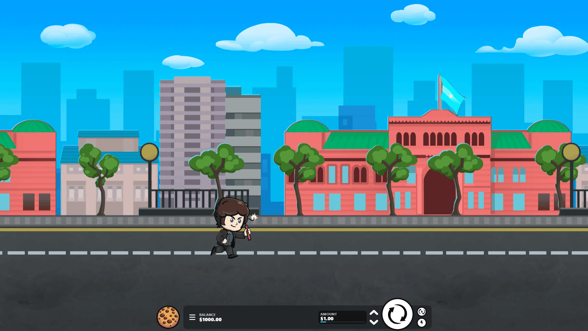 Bye Bye Central Bank slot gameplay reels