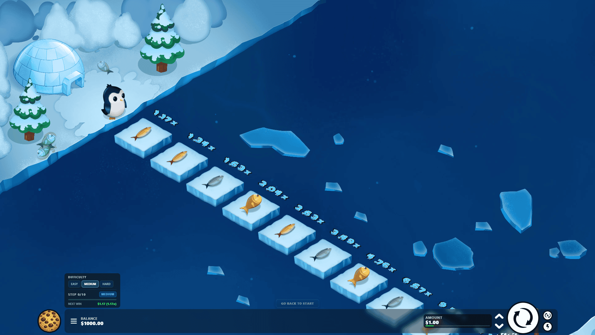 Penguin Pablo slot gameplay reels