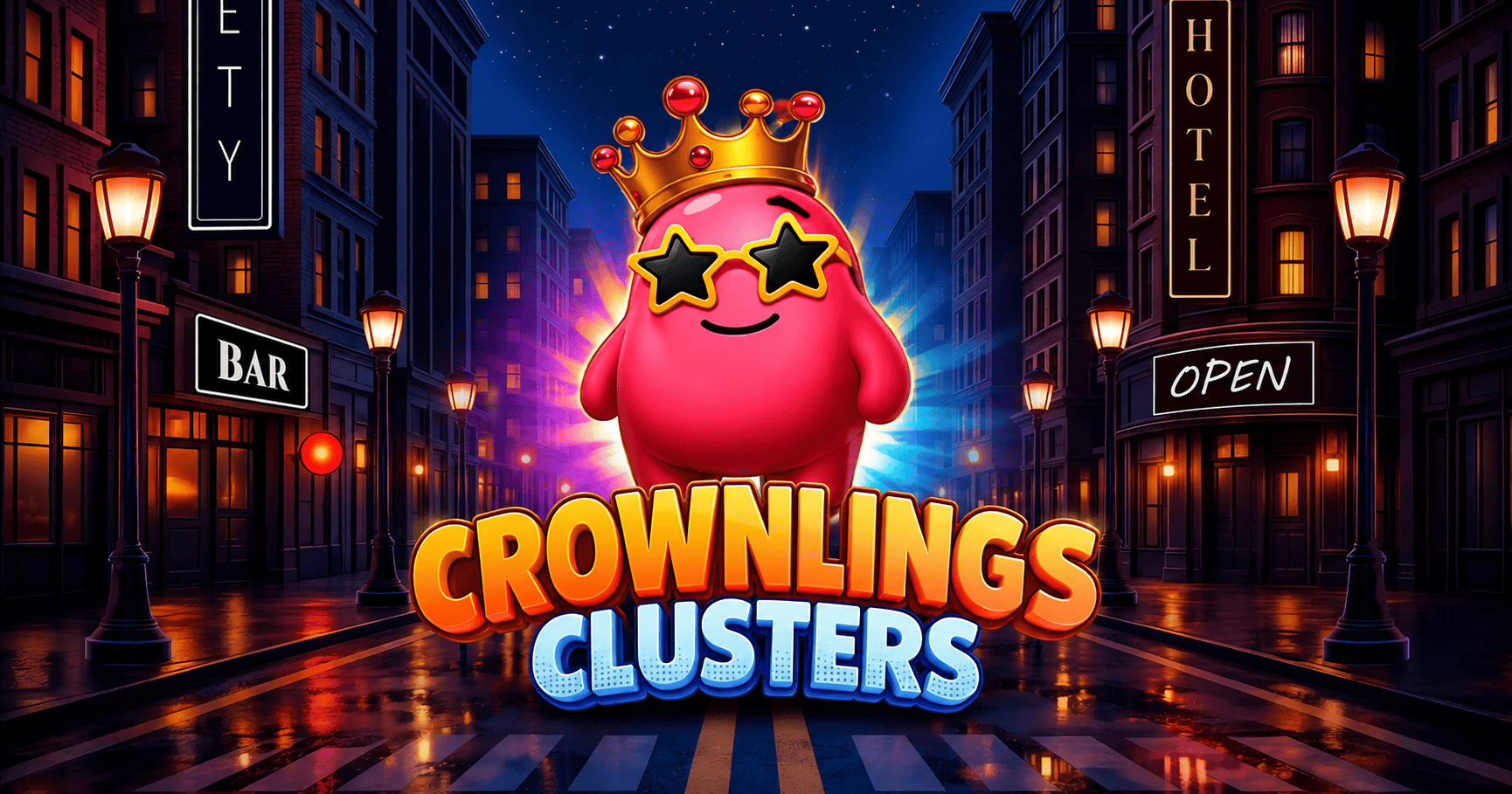Crownlings Clusters Slot Demo by Trusty Gaming slot cover image