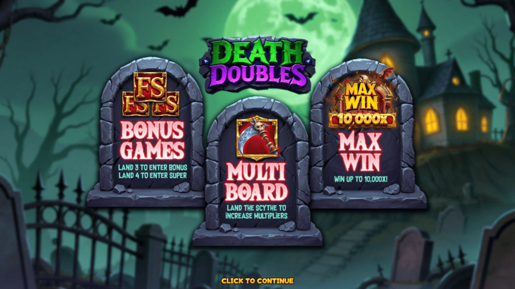 Uppercut death doubles intro screen