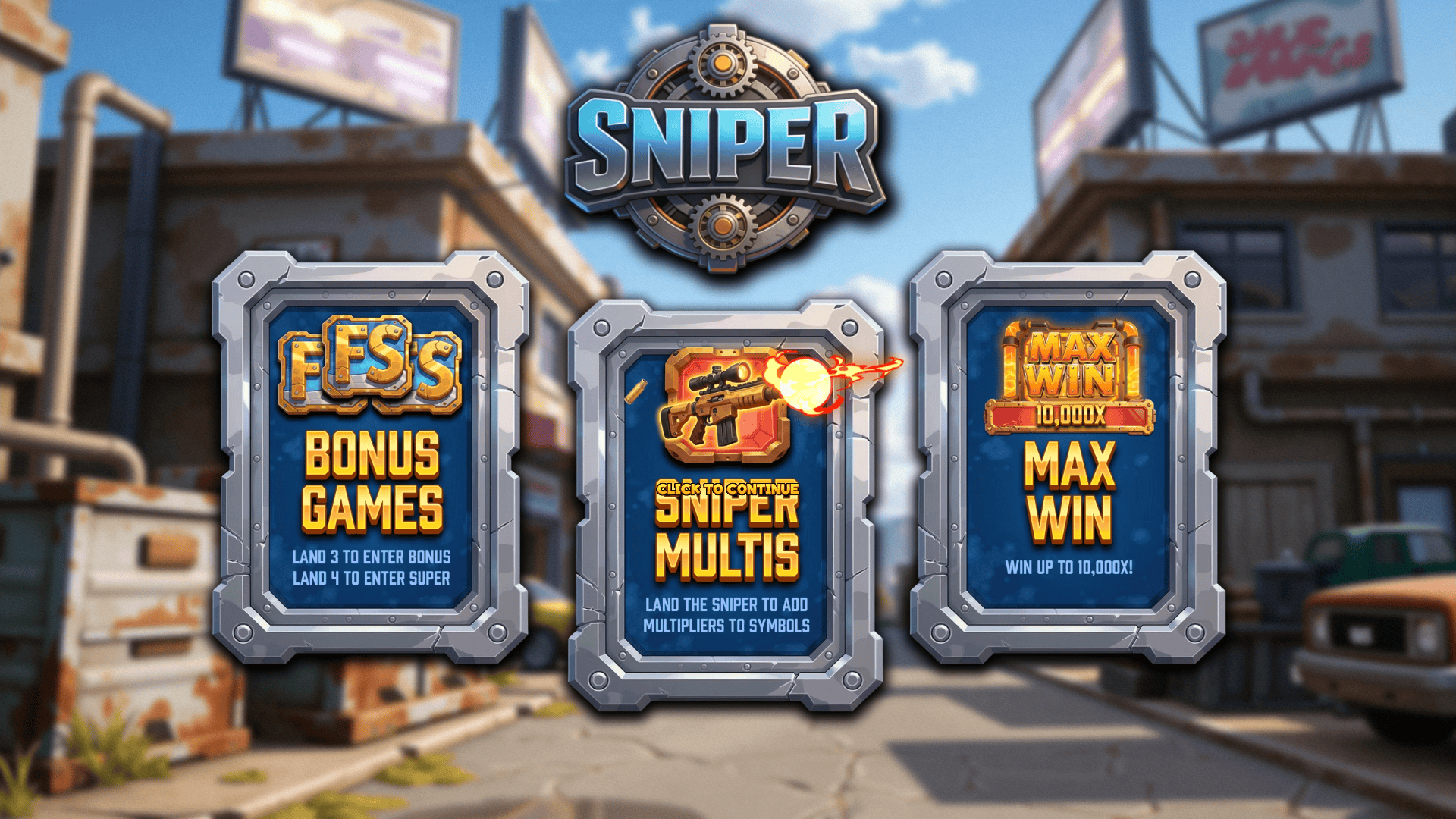 Sniper slot intro screen