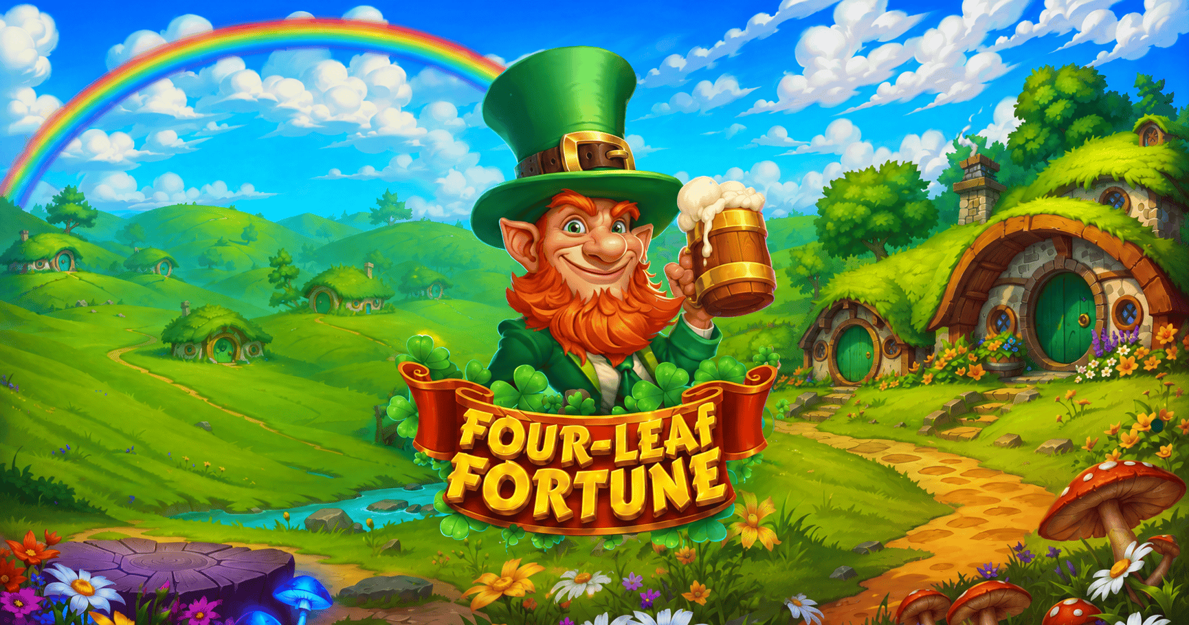 Four Leaf Fortune Slot Demo by Valkyrie slot cover image