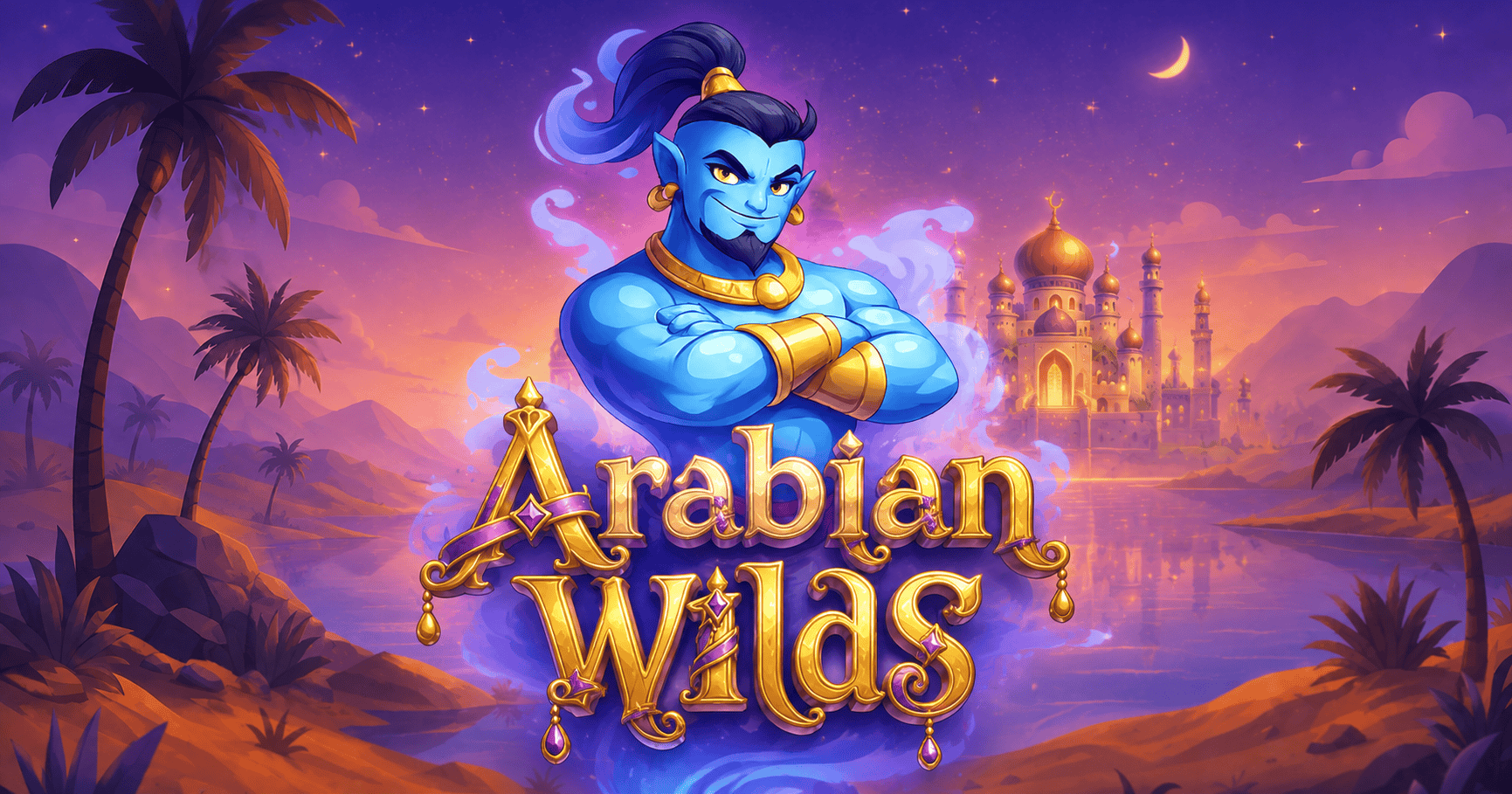 Arabian Wilds Slot Demo by Wild Play slot cover image