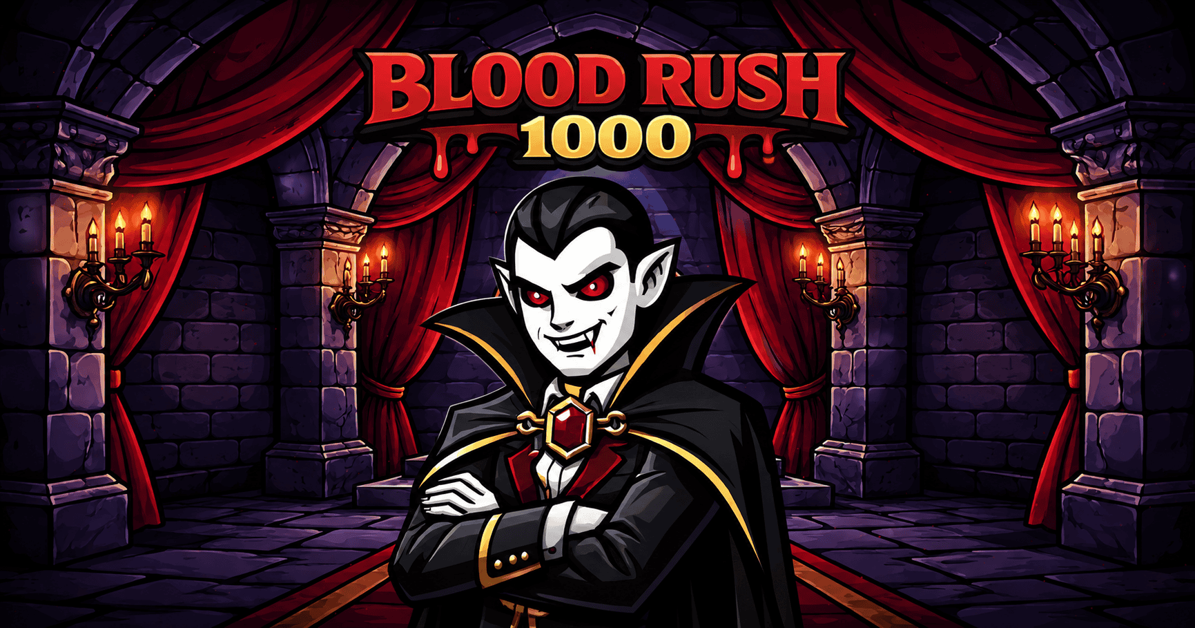 Blood Rush 1000 Slot Demo by Zeroedge Studios slot cover image