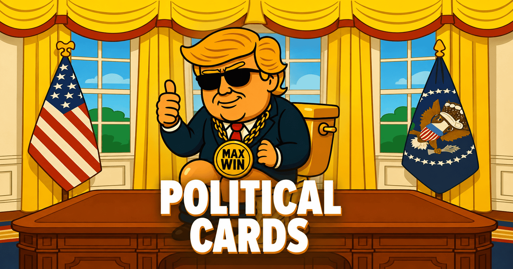 Political Cards Slot Demo by Zeroedge Studios slot cover image