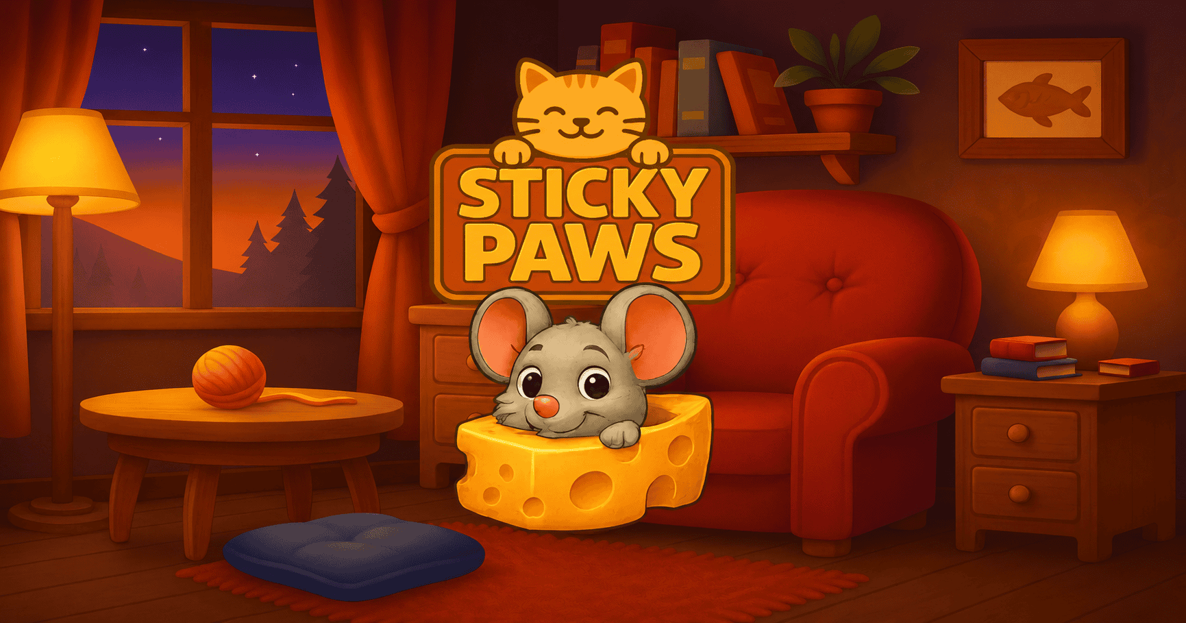 Sticky Paws Slot Demo by Zeroedge Studios slot cover image