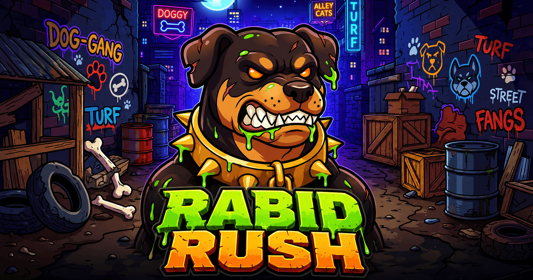 Rabid Rush Slot Demo by 10000x slot cover image