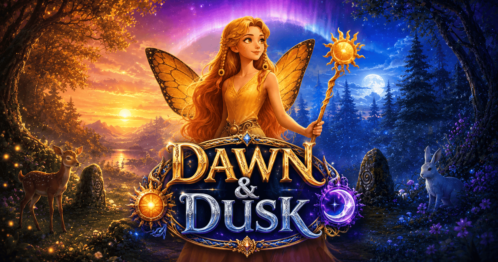 Dawn And Dusk Slot Demo by 1000 Lakes Studios slot cover image