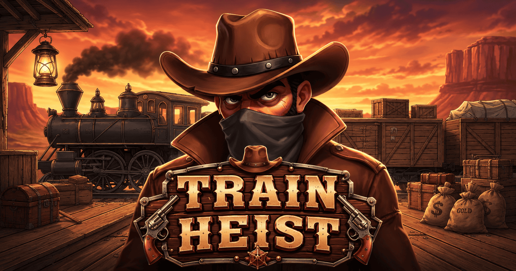 Train Heist Slot Demo by 1789 Studios slot cover image