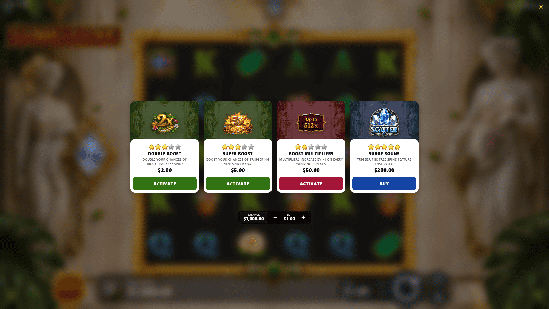Lush N Luxe bonus buy menu
