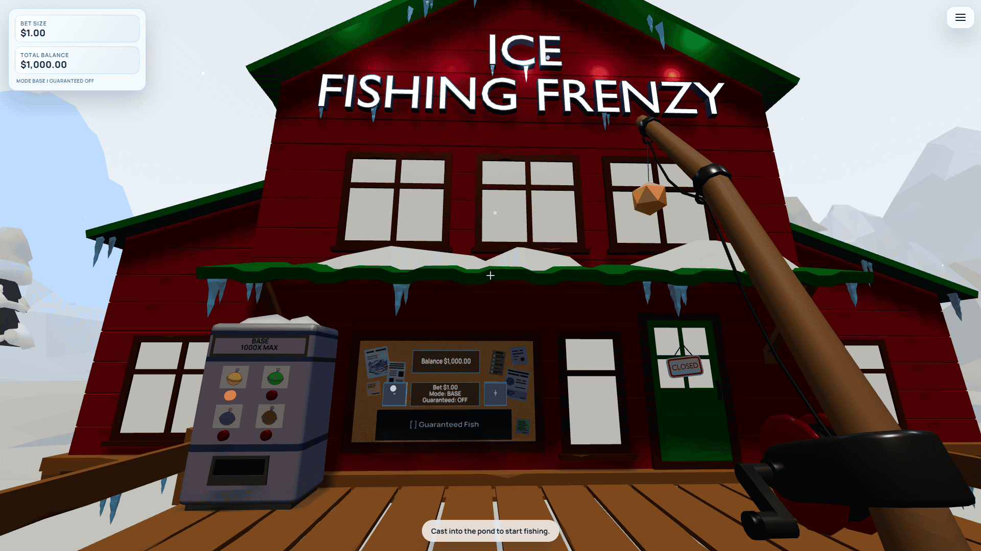 Ice Fishing Frenzy 3D slot gameplay reels