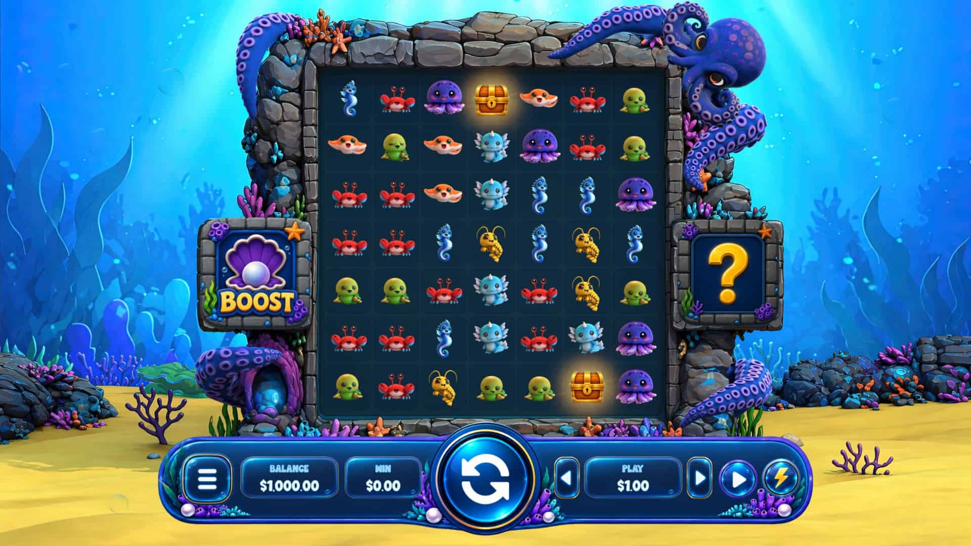 Bubble Rush slot gameplay reels