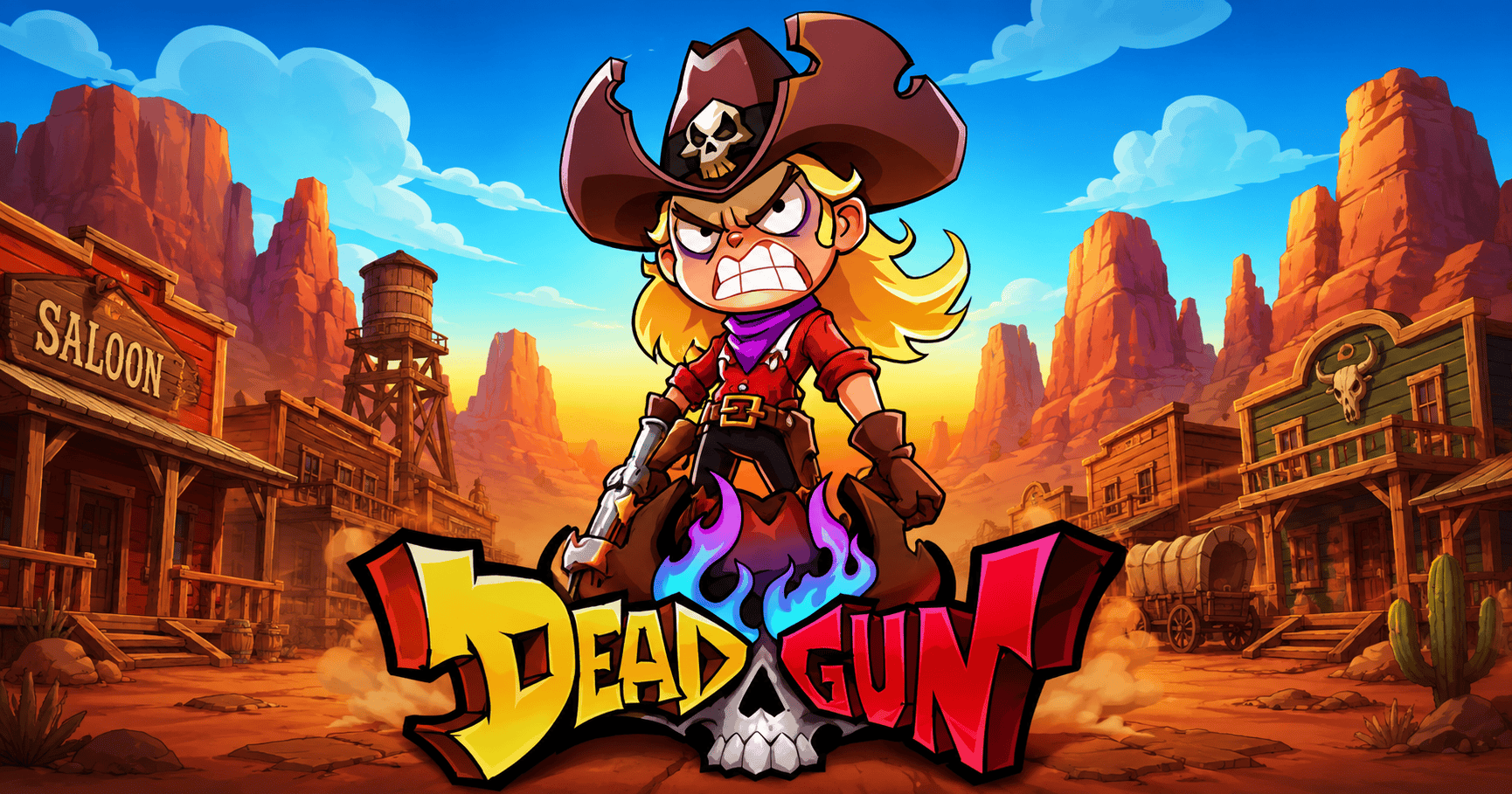 Dead Gun Slot Demo by 7Rings slot cover image