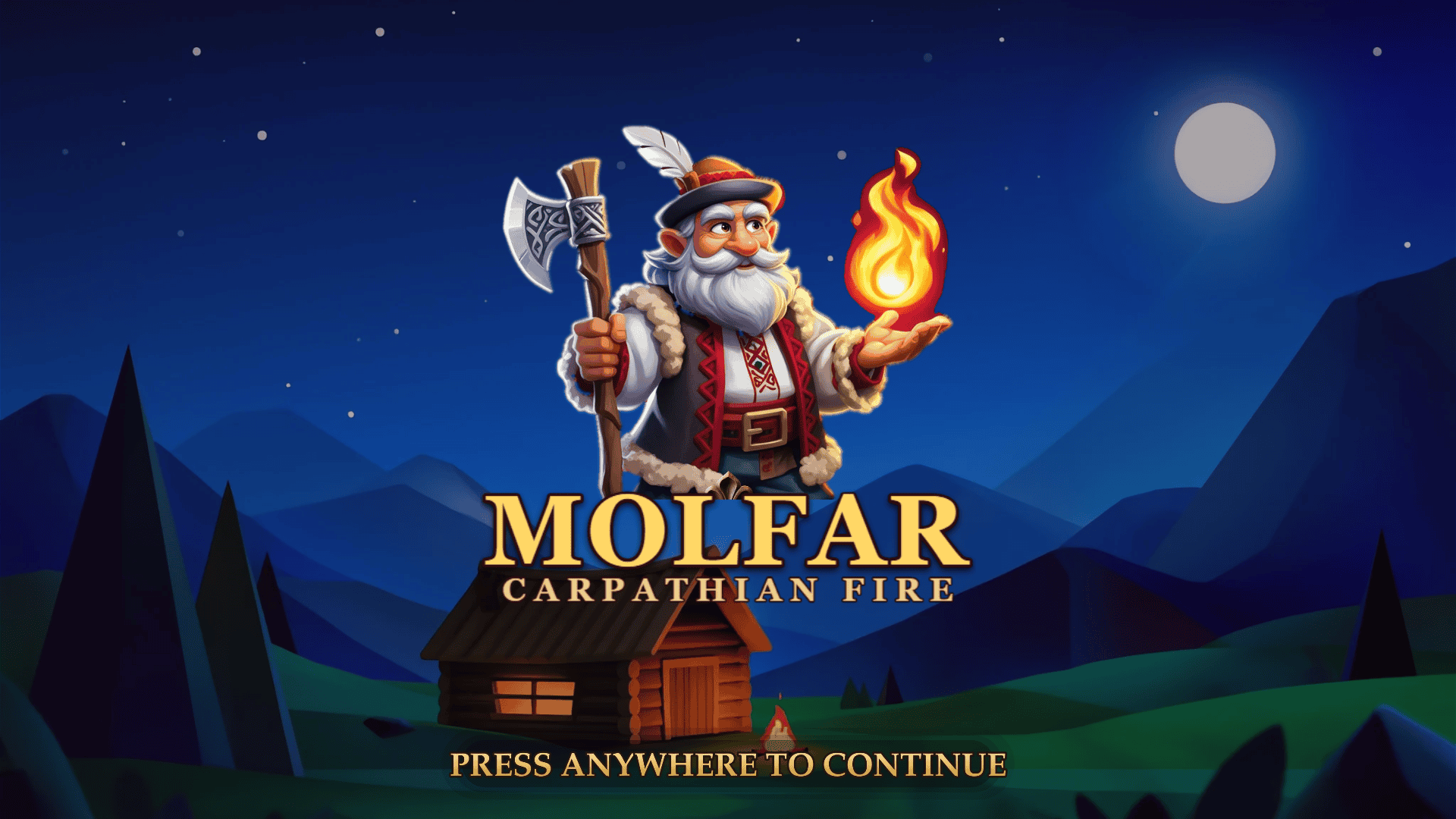 Molfar slot intro screen