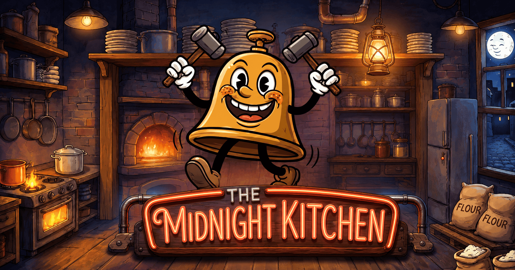 The Midnight Kitchen Slot Demo by Above Gaming slot cover image