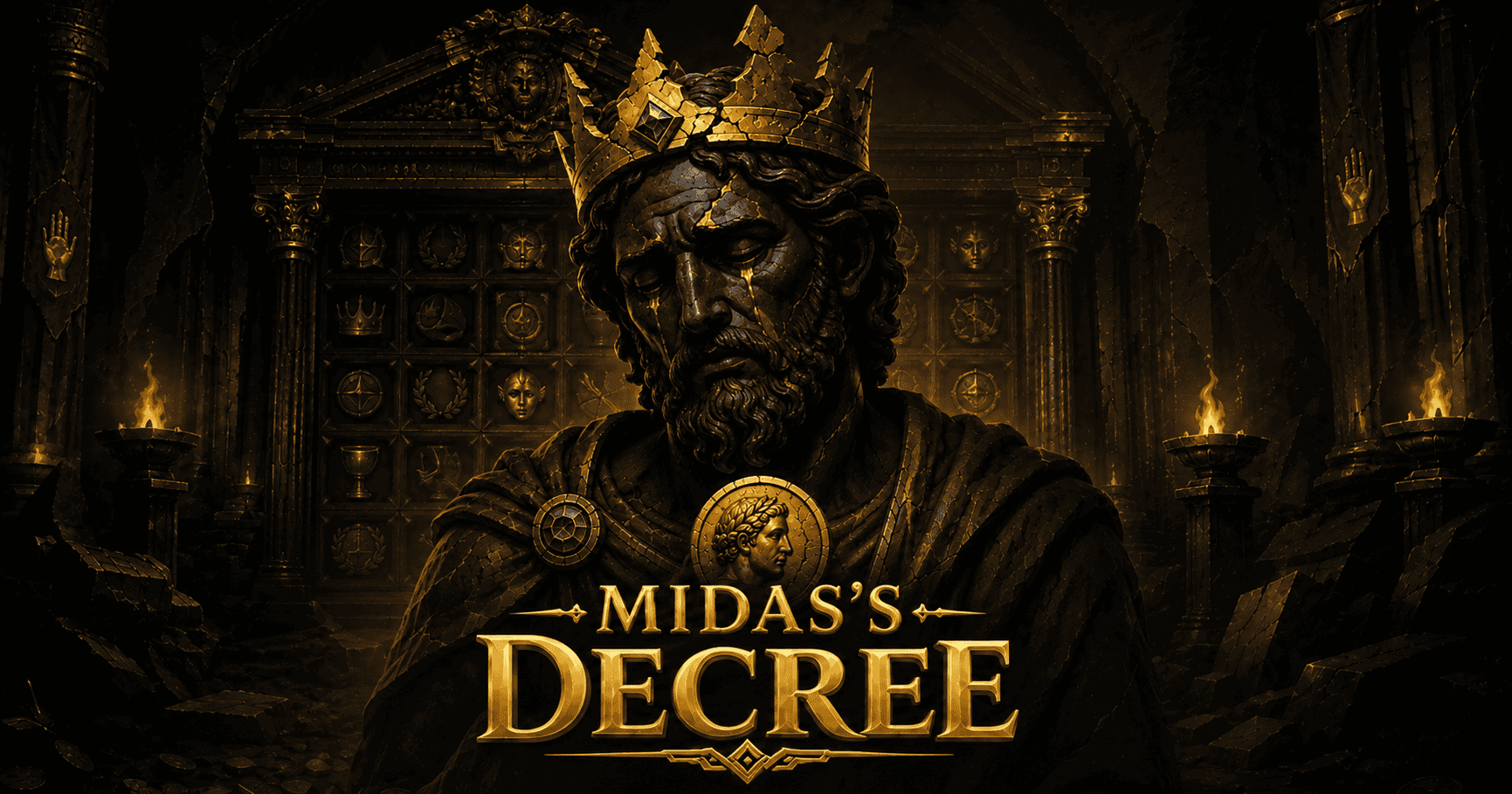 Midas’s Decree Slot Demo by Aether Games slot cover image