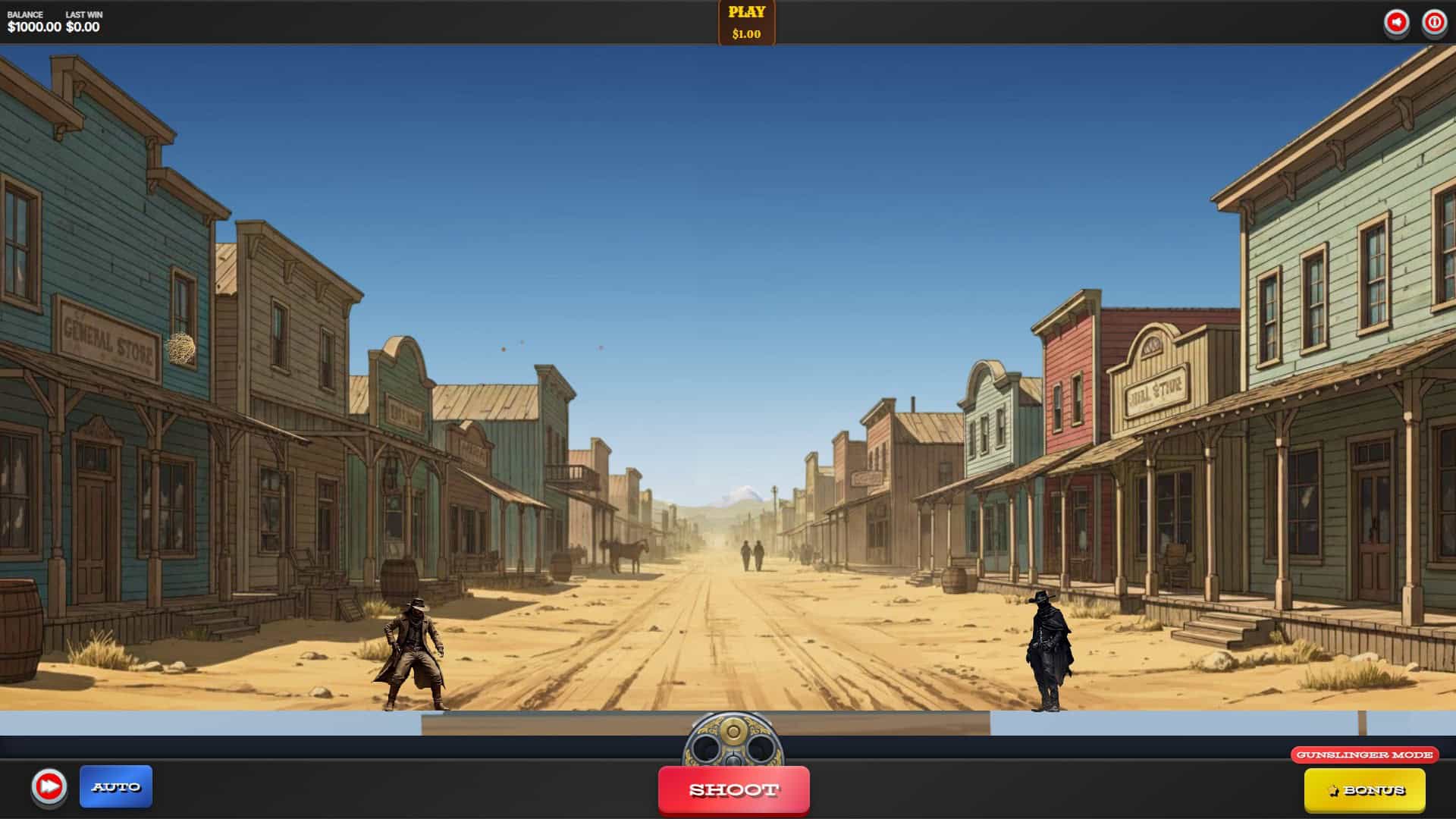 Dead Draw: Showdown slot gameplay reels