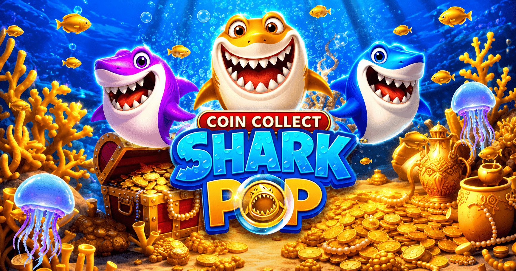 Shark Pop Coin Collect slot cover image