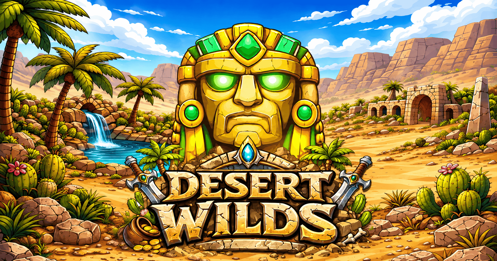 Desert Wilds Slot Demo by Alpha Male Gaming slot cover image